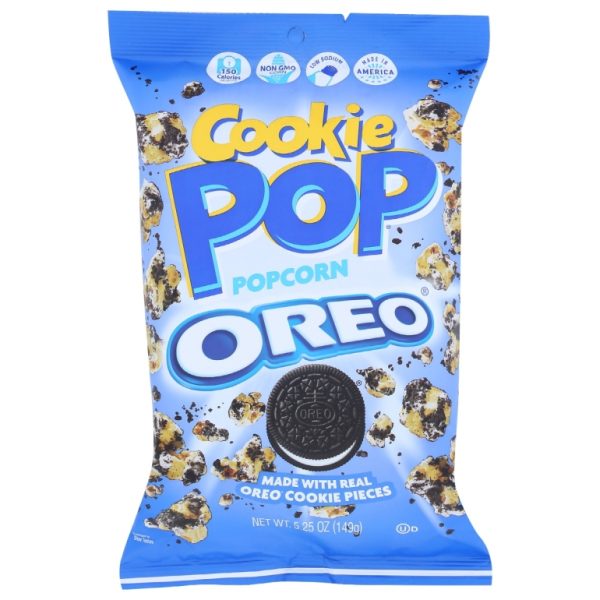 Cookie Pop Oreo Cookie Popcorn 5.25oz 12ct